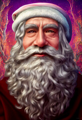 Portrait of Santa Claus