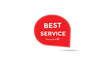 
Best Service button web banner templates. Vector Illustration 
