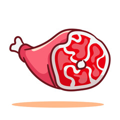 Cartoon Vector. Food And Beverage Concept Design Illustration.  Icon Illustration Isolated White Background.