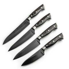 Sharp Kitchen Knives with Wooden Handles.