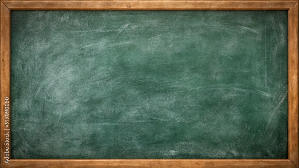 Poster retro-style blackboard texture with partially erased grunge chalk effect, providing a unique and ver
