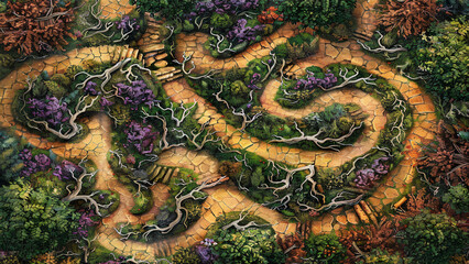 Obraz premium Dnd Battlemap Rpg game