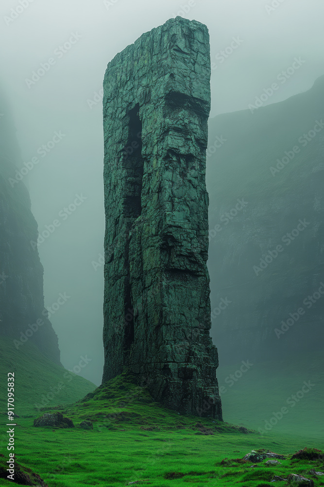 Poster A single tower, rising from the mist in the center of the vale, known as the Sentinel and filled with ancient secrets,