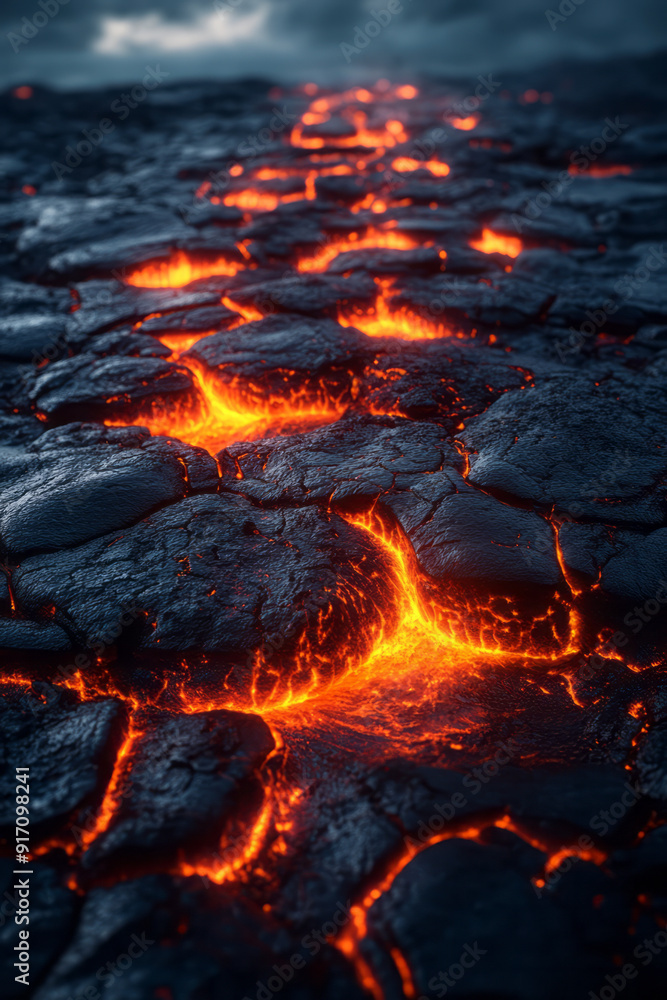 Poster a mystical forest where the embers released by a dying fire transform into fireflies, each carrying 