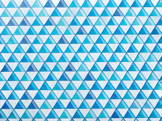 Seamless blue geometric triangle pattern for stylish wallpaper and design. background, pattern, light color