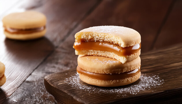 ALFAJOR ARGENTINO RECHEADO DE DOCE DE LEITE