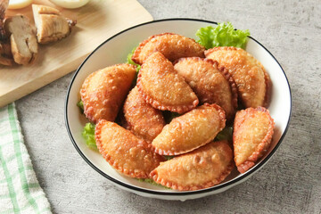a plate of home-made empanadas