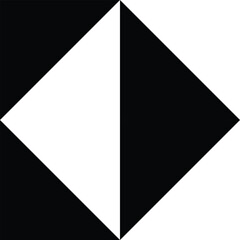 Retro black and white geometric pattern background, vector abstract circle, triangle and square lines art. Trendy bauhaus pattern backgrounds op-art set