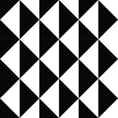 Retro black and white geometric pattern background, vector abstract circle, triangle and square lines art. Trendy bauhaus pattern backgrounds op-art set