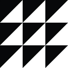 Retro black and white geometric pattern background, vector abstract circle, triangle and square lines art. Trendy bauhaus pattern backgrounds op-art set