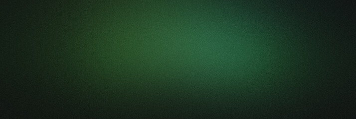 Green Gradient Background with Grain Texture. Grainy Abstract Green Textured Gradient Backdrop
