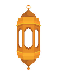 gold vintage arabic lamp