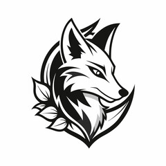 Obraz premium wolf head icon