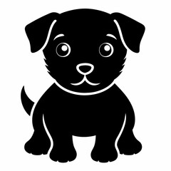 Puppy Dog vector illustrator image 