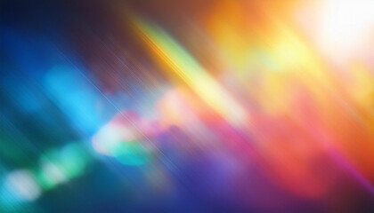 Vibrant Abstract Light Trails. Dynamic Burst of Blurred, Multicolored Streaks in Motion. Dreamy, Atmospheric Effect with Warm Reds, Oranges, and Cool Blues Intersecting in a Soft Focus Glow