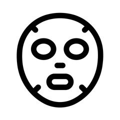 Sheet Mask Line Icon. Single icon, line vector icon