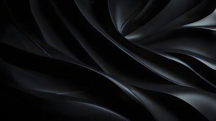 Obraz premium Mystic Night Black Abstract Artistry