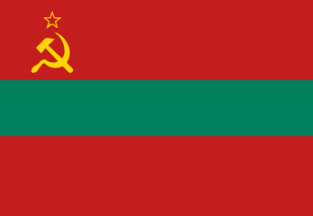 Naklejka premium transnistria flag illustrator country flags