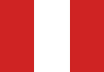 Peru flag illustrator country flags