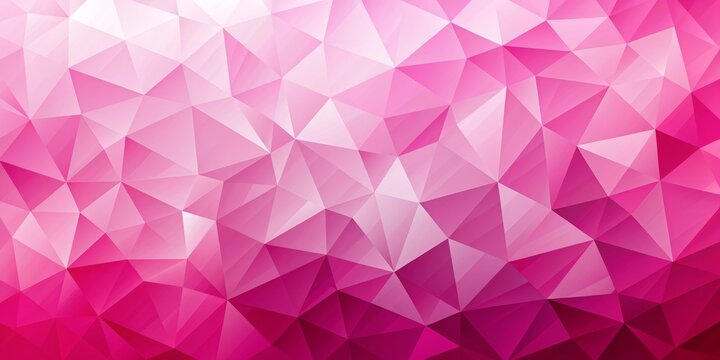 Abstract Pink Polygonal Background, pink, triangle, abstract, geometric, polygon