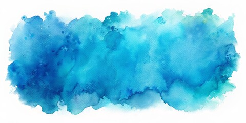 Abstract Watercolor Blue Wash Background, Watercolor , Painting , Blue , Texture