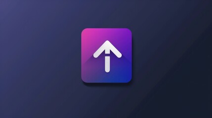 Design an arrow icon for a navigation app. What design features ensure it is easily recognizable and user-friendly