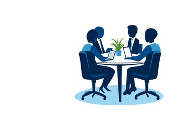 Executives Strategizing Company Growth and Development in Conference Room