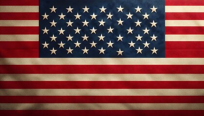 Naklejka premium Flag of United States of America
