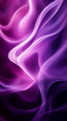 Obraz premium Abstract purple and pink flowing waves, futuristic