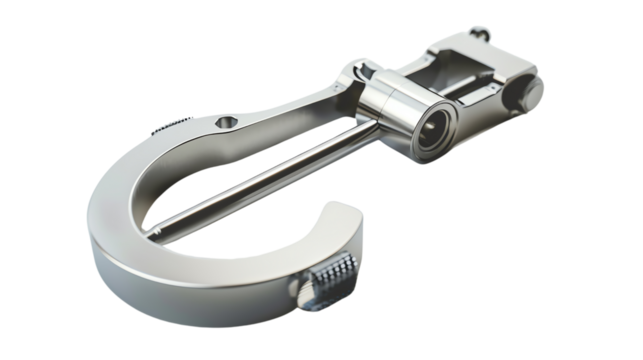 bolt and nut isolated