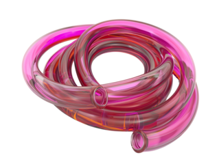pink and purple rings