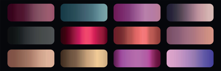 Set of colorful elegant gradients