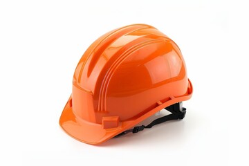Fototapeta premium construction helmet white background