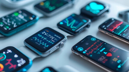 Modern wearable device monitoring vital sign biomarkers realtime providing personalized health insight early warning alert potential health risk.