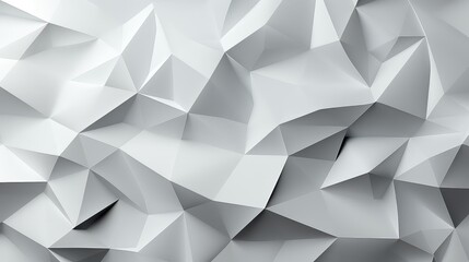 Fototapeta premium Abstract geometric polygonal background white and gray colors