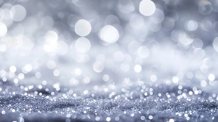 Obraz premium Abstract blur white glitter background