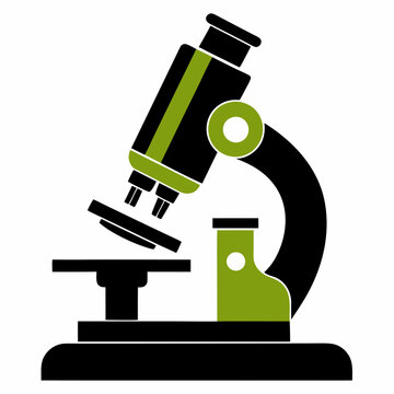 green black microscope science equipment clip art preview