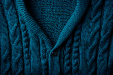 Textured close view of a cold weather coat, showcasing its warmth and fabric detail.