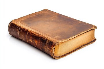 Obraz premium Amber book isolated on white