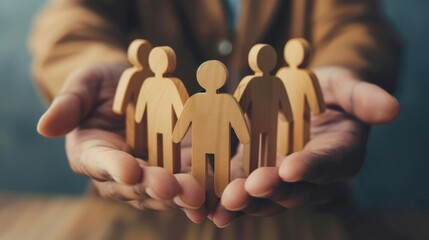 HR manager providing personalized support to staff members.