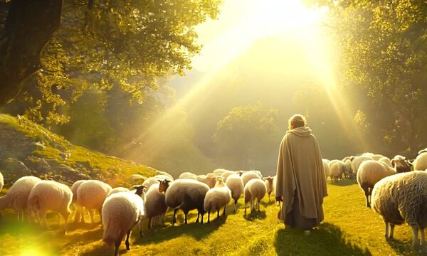 Jesus shepherd of sheep