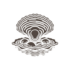 Oysters vector icon doodle style flat design