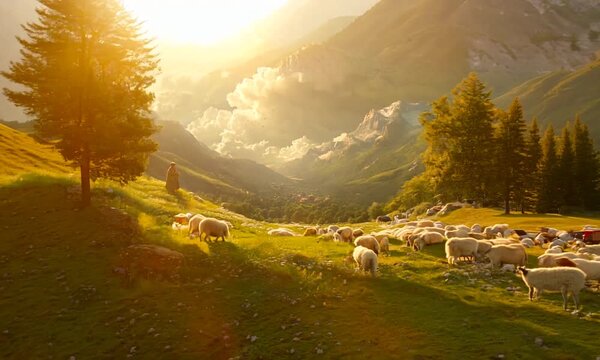 Jesus shepherd of sheep 