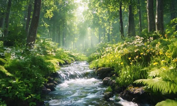 waterfall in the forest