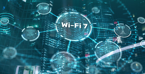 Wi-Fi 7 Next Generation Networking Communication. Reaching new levels of performance