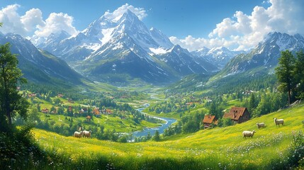 Fototapeta premium Serene Wilderness