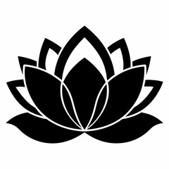 Lotus Black silhouette
