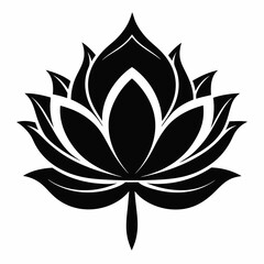 Lotus Black silhouette