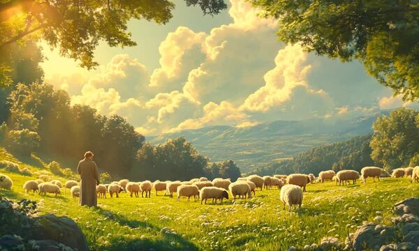 Jesus shepherd of sheep