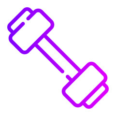 dumbbell gradient icon